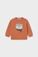 Mayoral Sweater w/Fox Brick Red