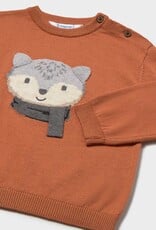 Mayoral Sweater w/Fox Brick Red