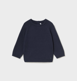 Mayoral Basic Crew Neck Sweater Blue
