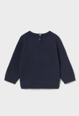 Mayoral Basic Crew Neck Sweater Blue
