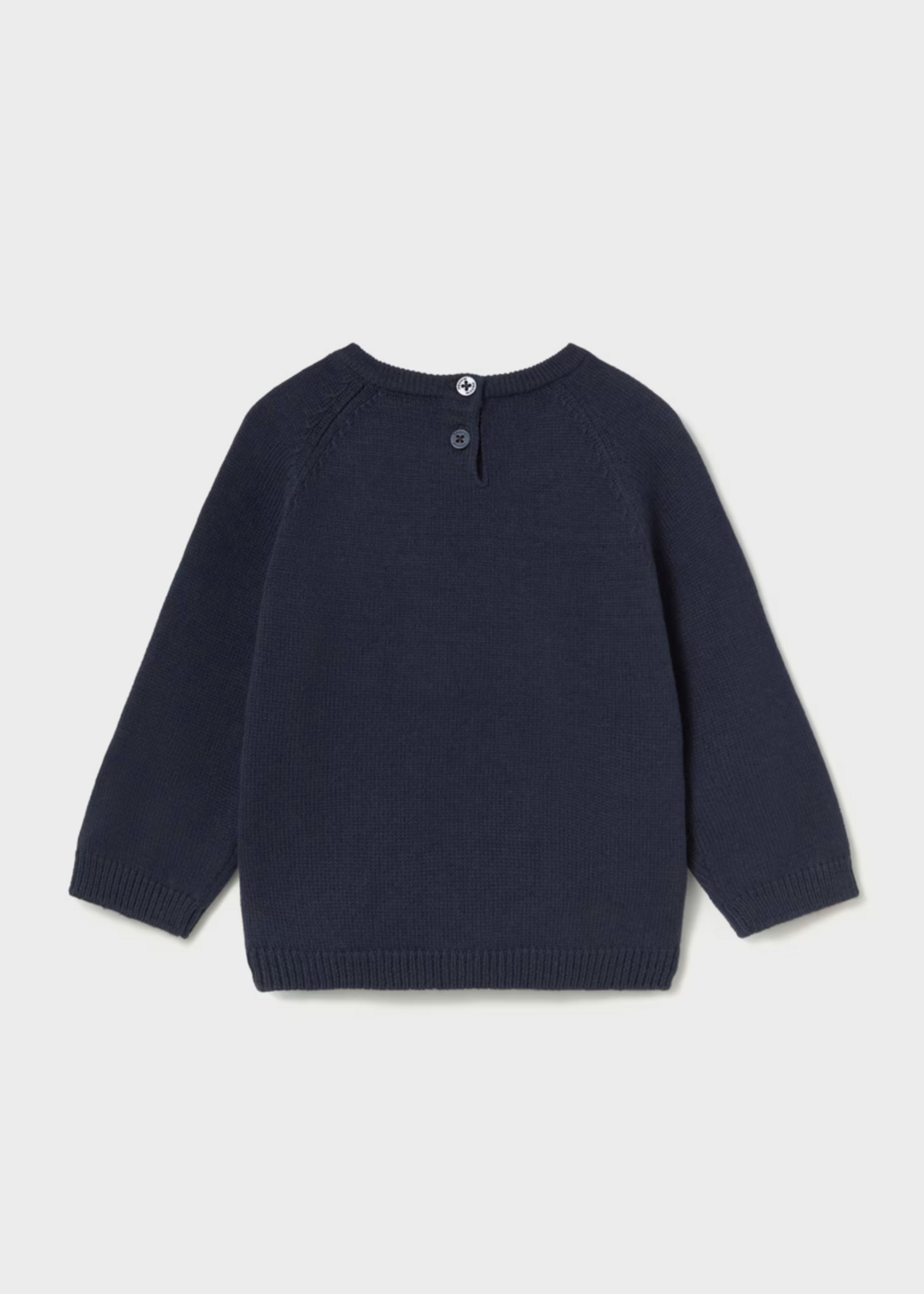 Mayoral Basic Crew Neck Sweater Blue
