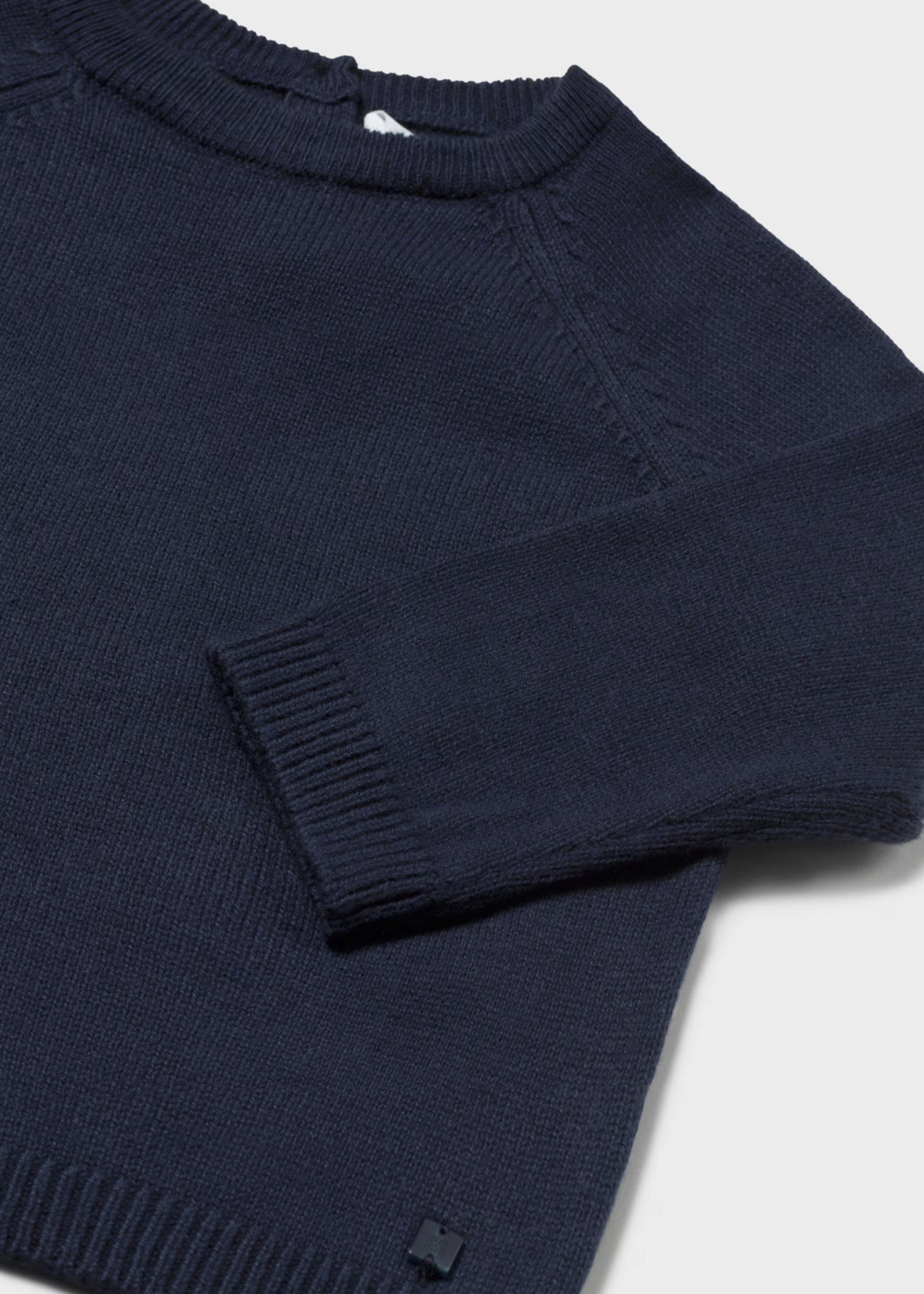 Mayoral Basic Crew Neck Sweater Blue
