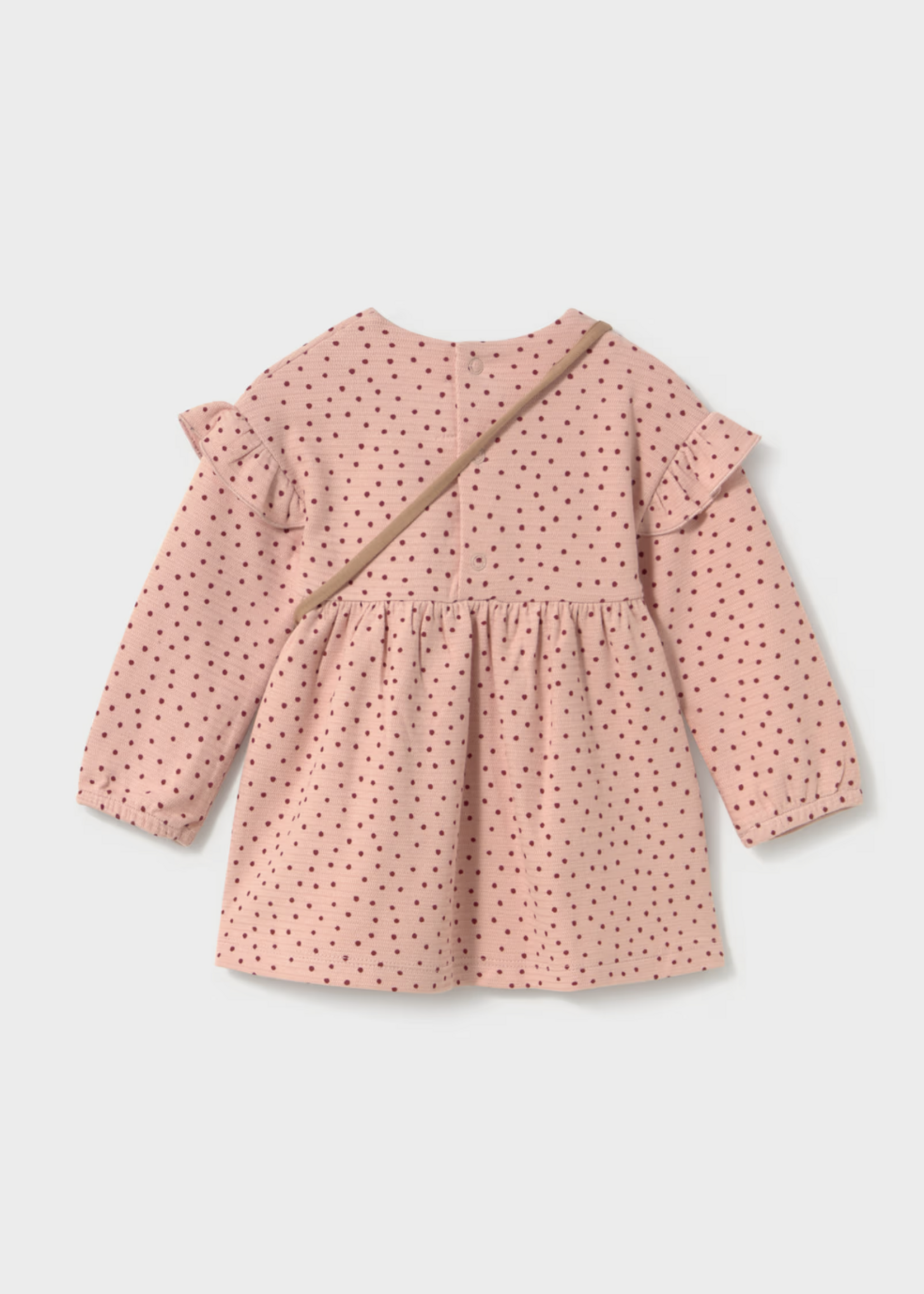 Mayoral Pink Dot Dress w/Purse