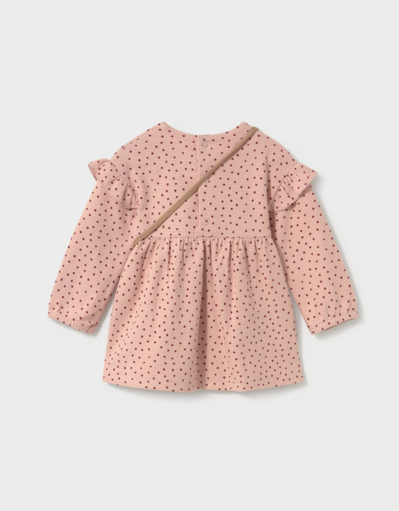 Mayoral Pink Dot Dress w/Purse