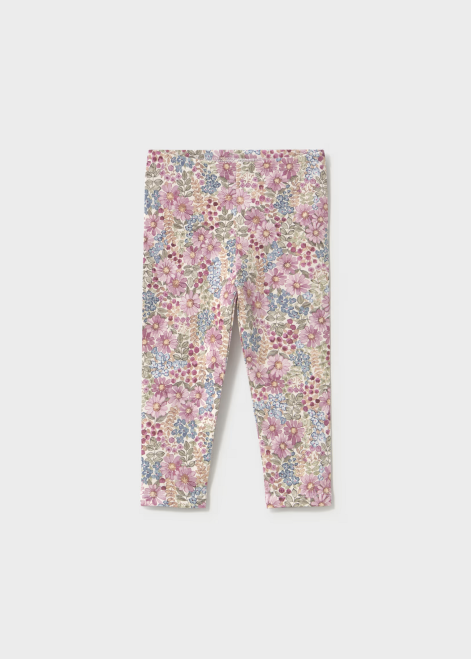 Mayoral Flowered Mauve Leggings