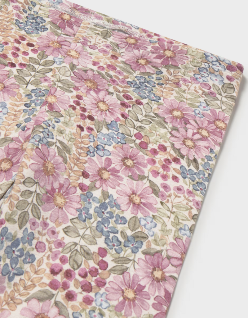 Mayoral Flowered Mauve Leggings
