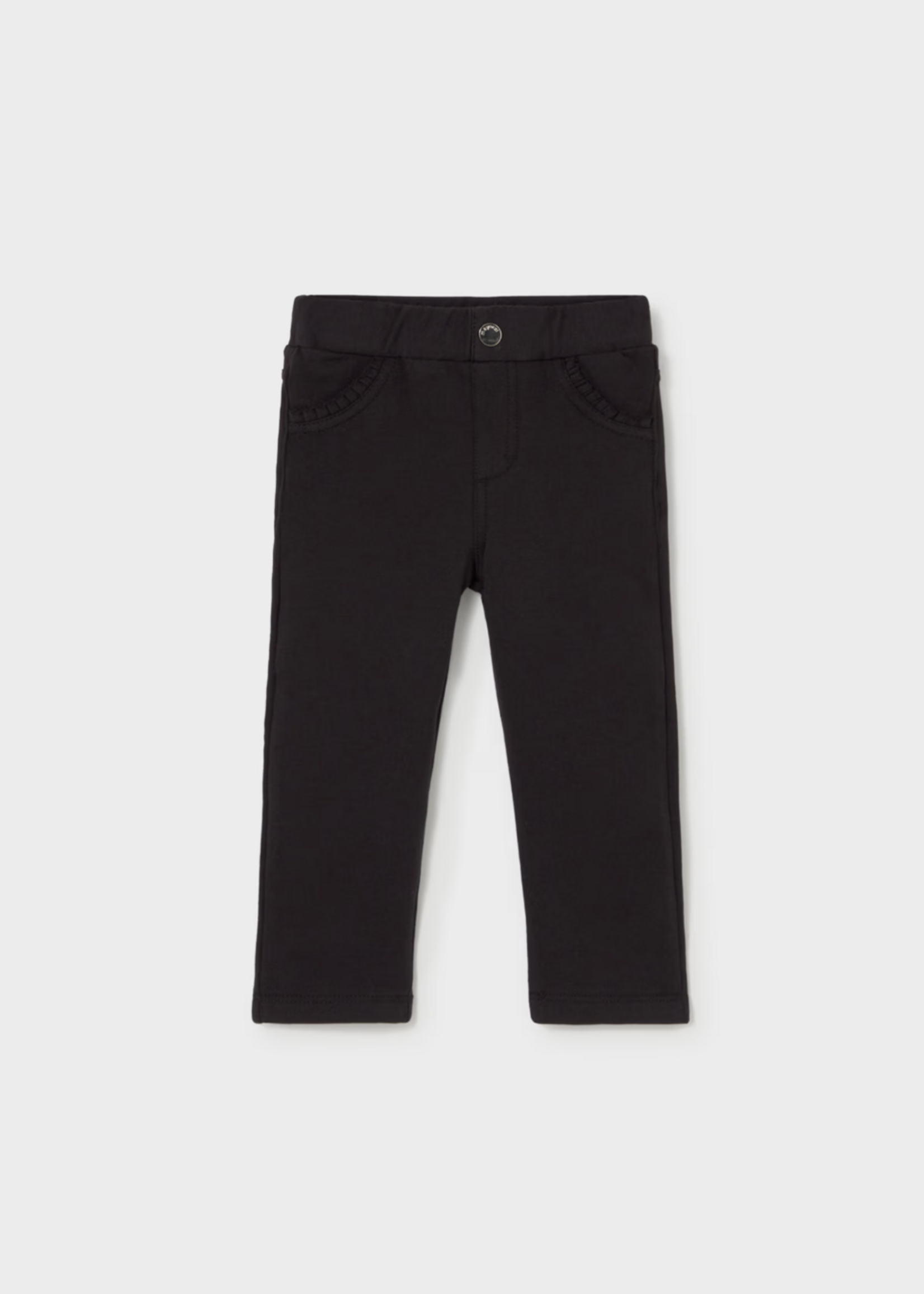 Mayoral Girls Fleece Black Pants