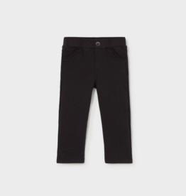 Mayoral Girls Fleece Black Pants