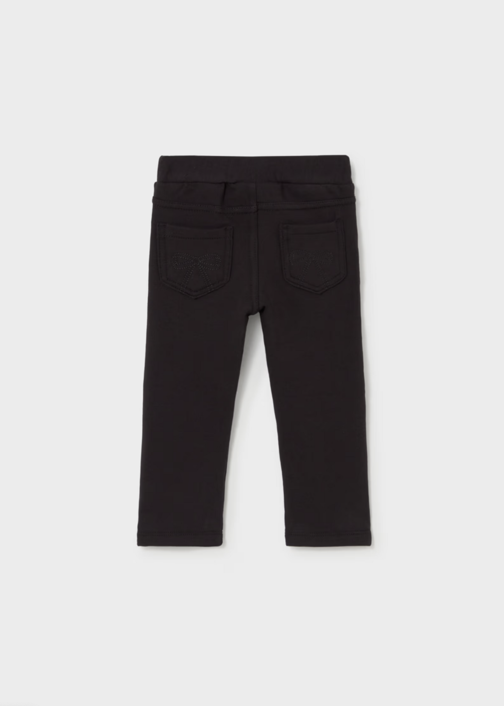 Mayoral Girls Fleece Black Pants