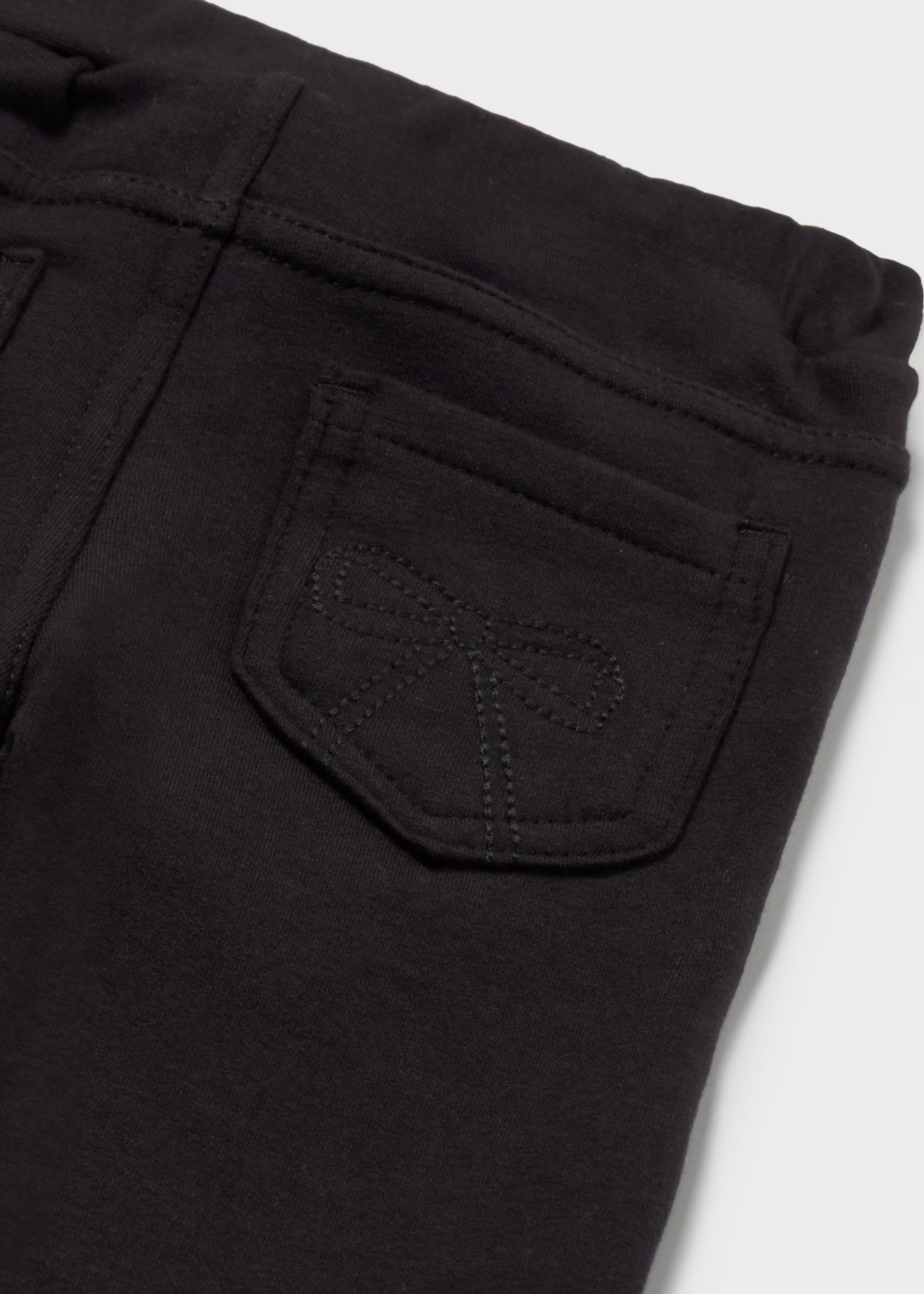 Mayoral Girls Fleece Black Pants