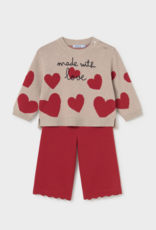 Mayoral Made With Love Pant Set