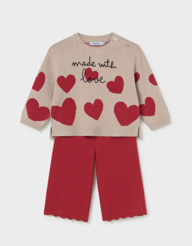 Mayoral Made With Love Pant Set