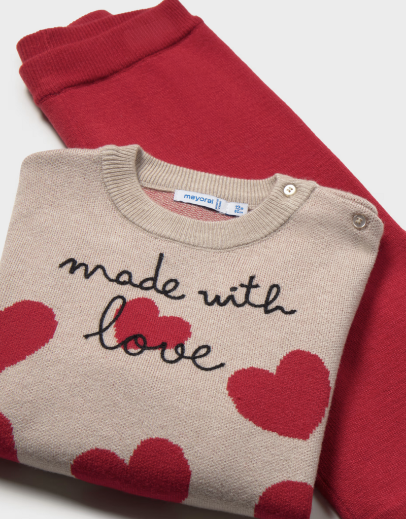 Mayoral Made With Love Pant Set