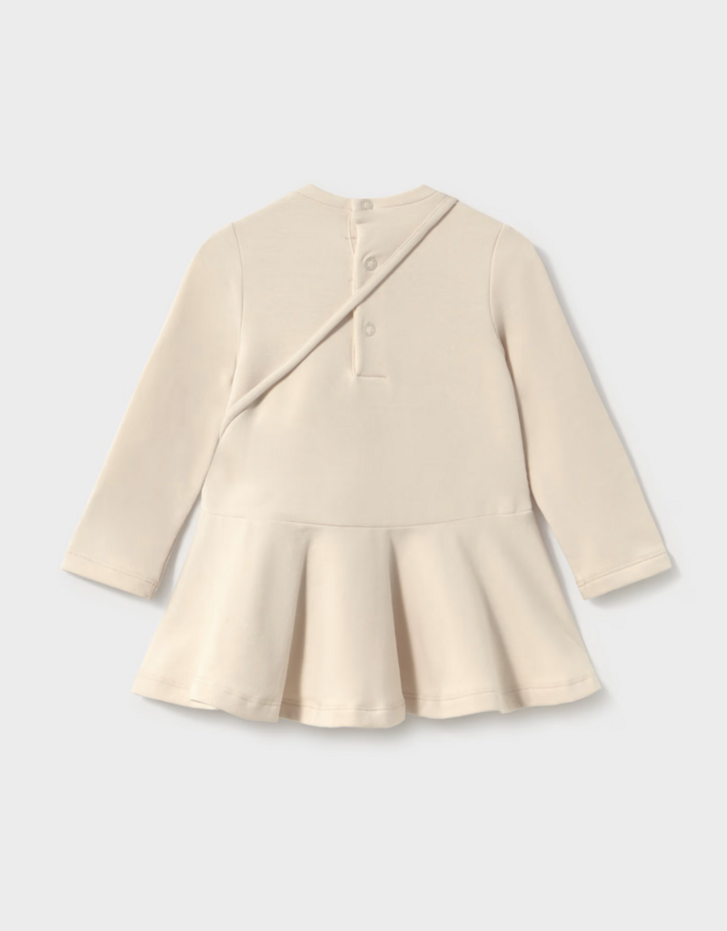 Mayoral Fleece Combined Dress w/Purse