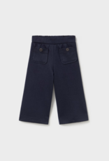 Mayoral Girls Twill Knit Pants Navy