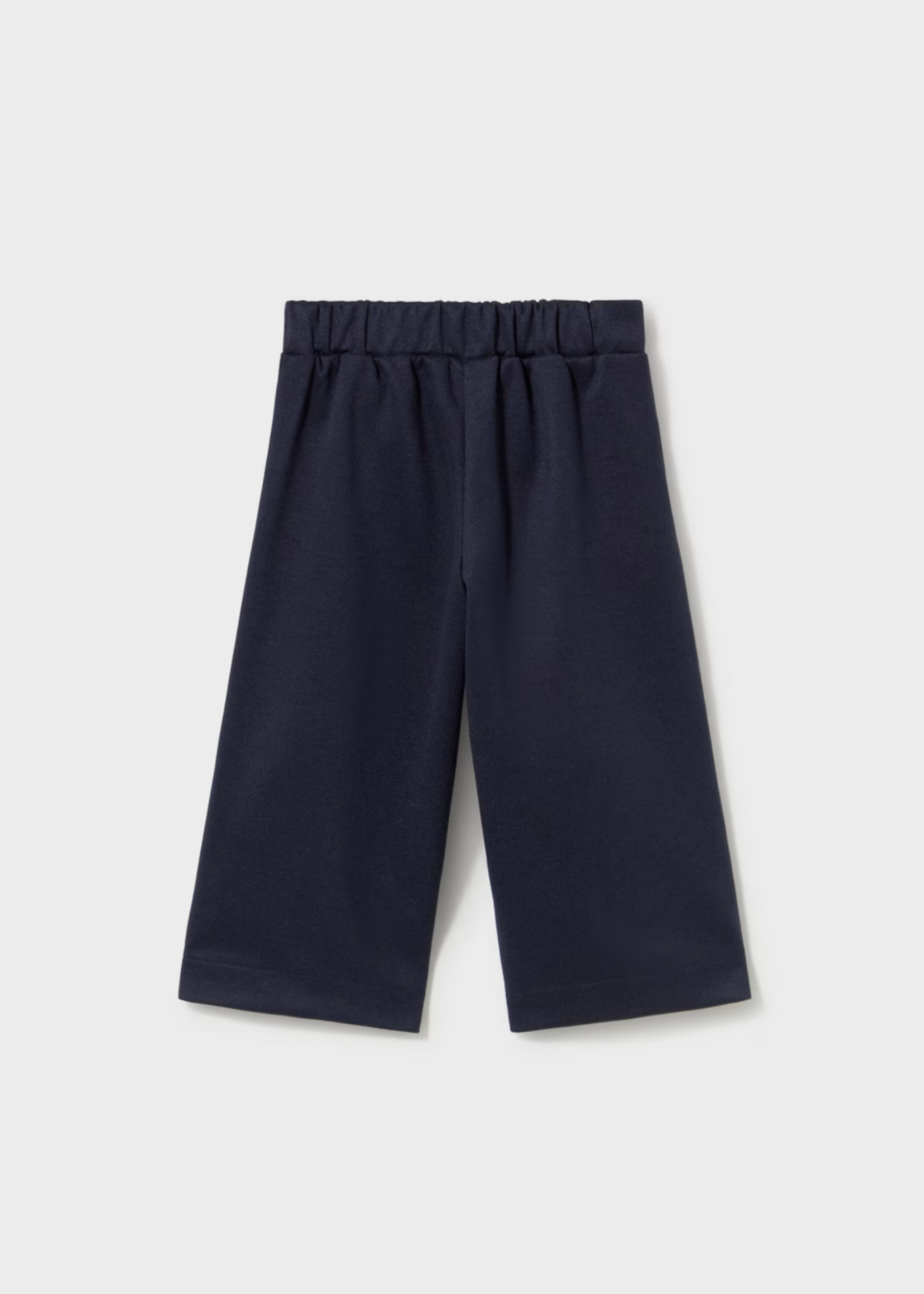 Mayoral Girls Twill Knit Pants Navy