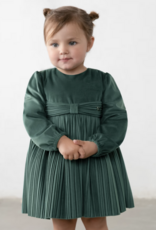 Mayoral Green Velvet Dress