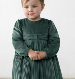Mayoral Green Velvet Dress