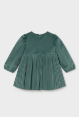 Mayoral Green Velvet Dress