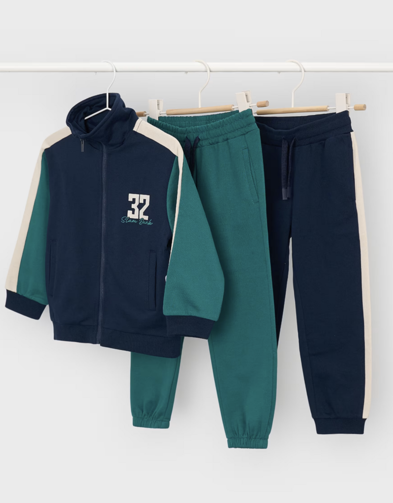 Mayoral 2-piece Combined Tracksuit Navy/Green