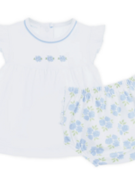 Magnolia Baby Dreamy Hydrangeas Ruffle Diaper Cover Set