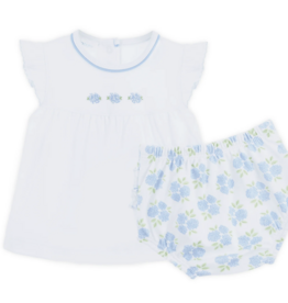 Magnolia Baby Dreamy Hydrangeas Ruffle Diaper Cover Set