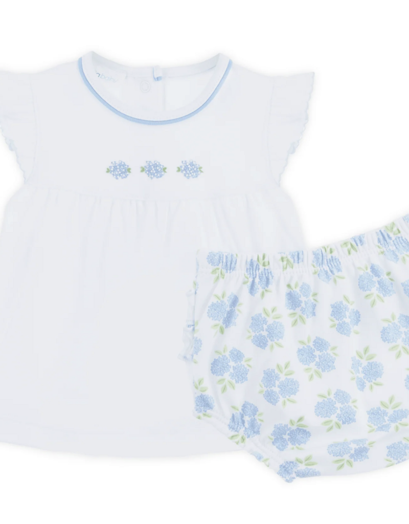 Magnolia Baby Dreamy Hydrangeas Ruffle Diaper Cover Set