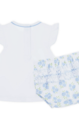 Magnolia Baby Dreamy Hydrangeas Ruffle Diaper Cover Set
