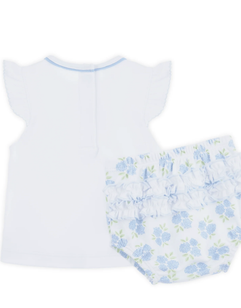 Magnolia Baby Dreamy Hydrangeas Ruffle Diaper Cover Set