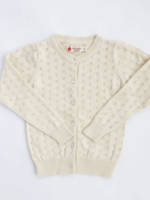 Good Apples Kids Pointelle Ivory Cardigan
