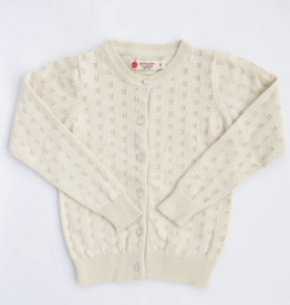 Good Apples Kids Pointelle Ivory Cardigan