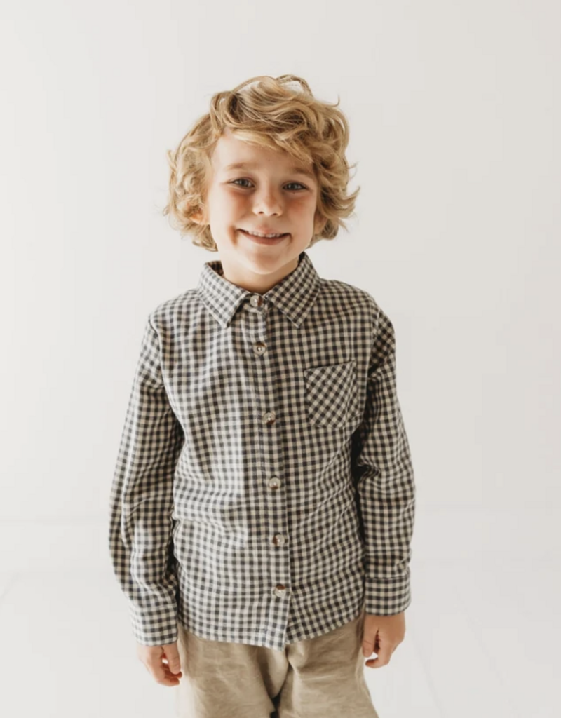 Larili Blue Harmony Gingham Shirt