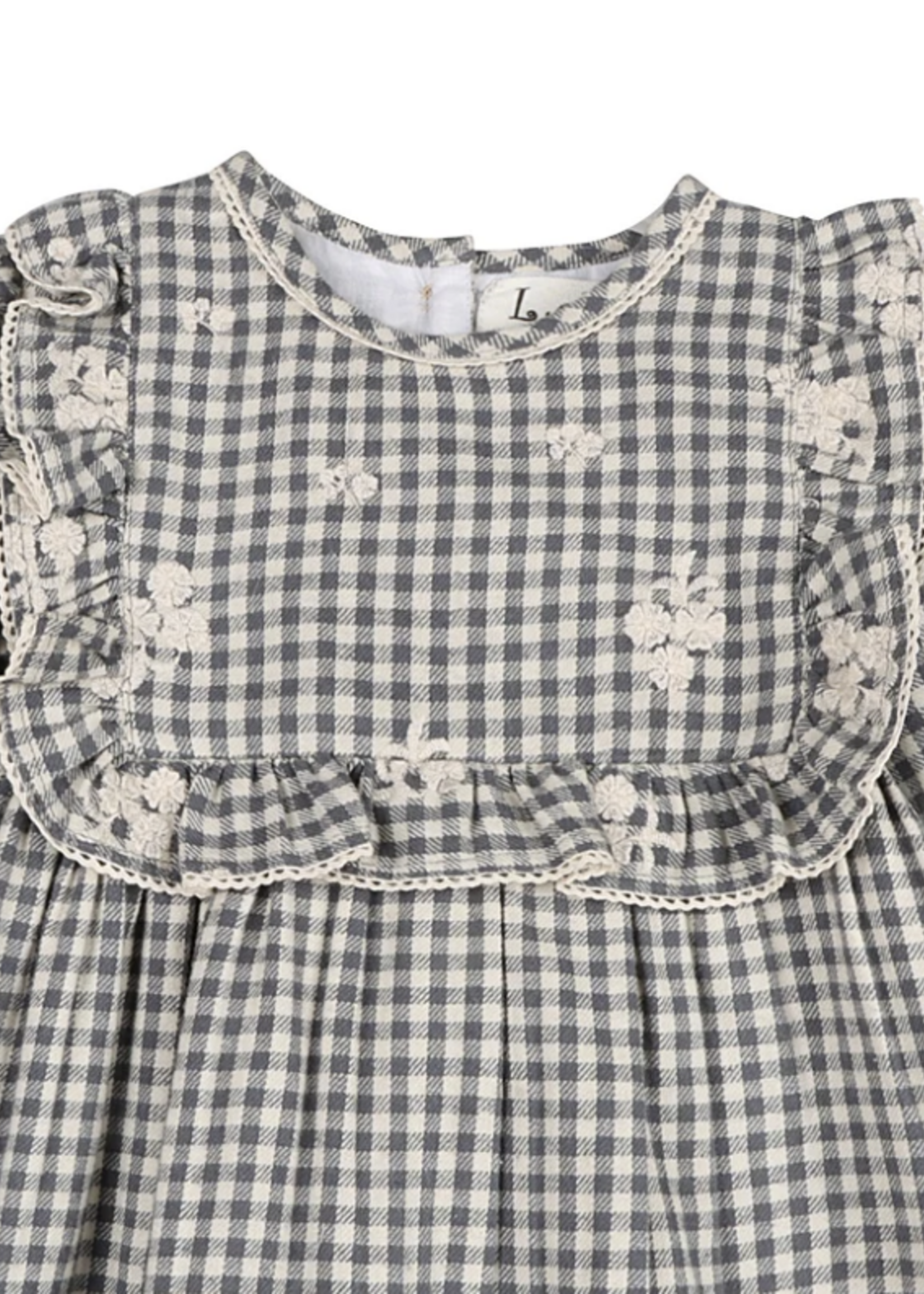 Larili Blue Harmony Gingham Dress