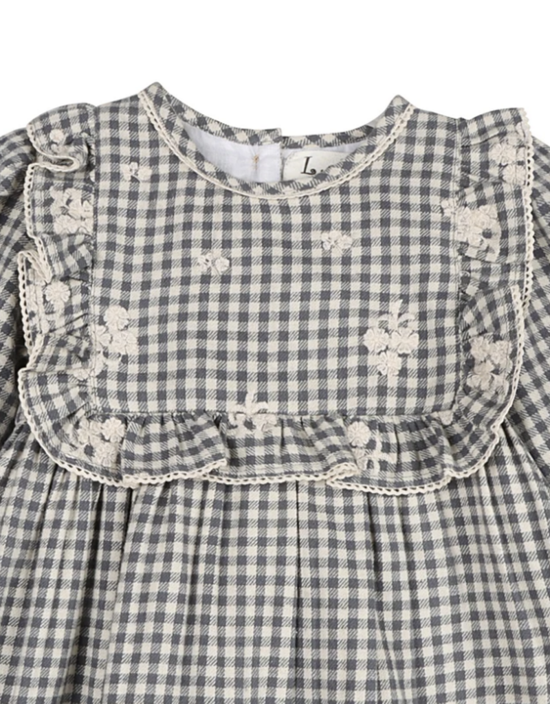 Larili Blue Harmony Gingham Dress