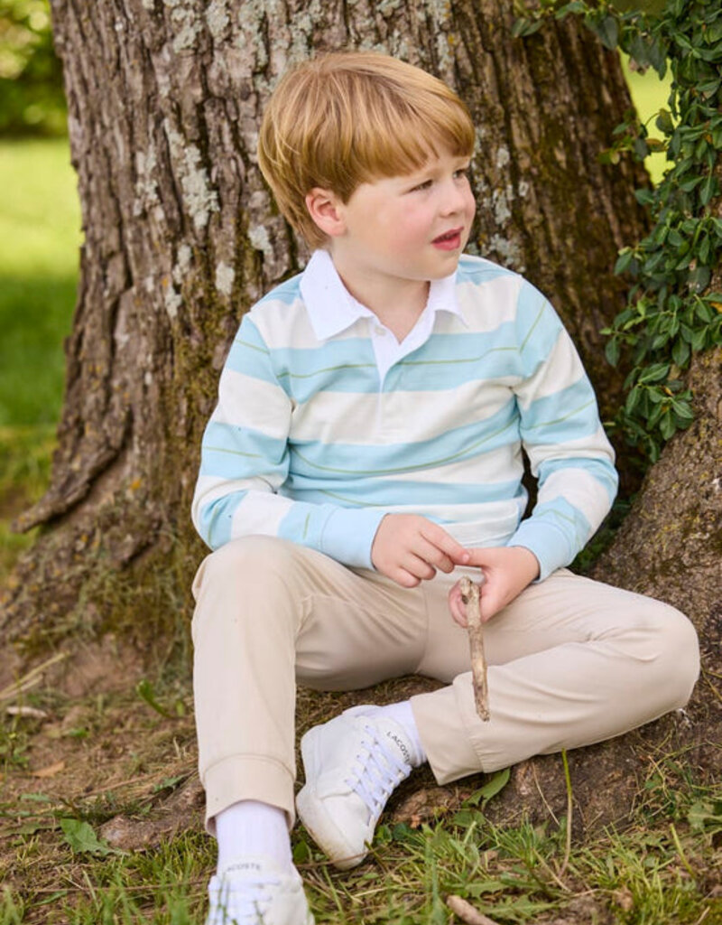 Little English Rugby Polo - Fondren Stripe