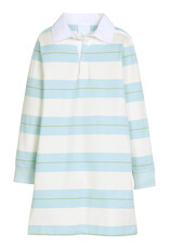 Little English Rugby Polo Dress - Fondren Stripe