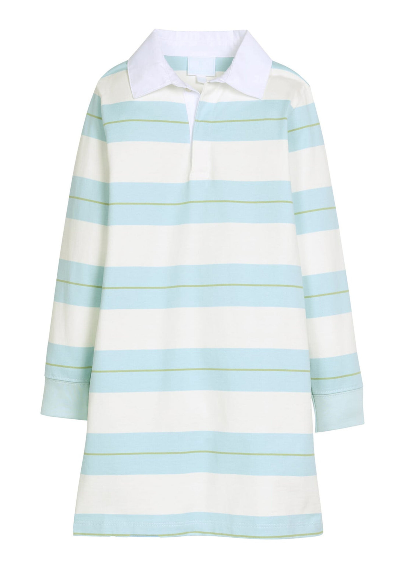 Little English Rugby Polo Dress - Fondren Stripe