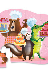 Crocodile Creek 12-Piece Shaped Box Puzzle - Sweet Treats