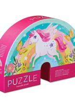 Crocodile Creek 12-Piece Shaped Box Puzzle - Sweet Unicorn