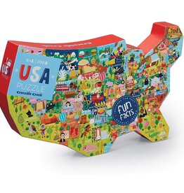 Crocodile Creek USA Puzzle 200-pc