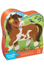 Crocodile Creek 36-pc Shaped Box Puzzle/Pretty Ponies