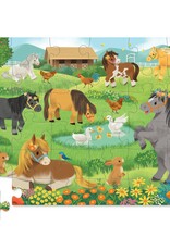Crocodile Creek 36-pc Shaped Box Puzzle/Pretty Ponies