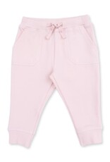 Angel Dear Solid Veiled Pink Jogger Pant