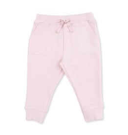 Angel Dear Solid Veiled Pink Jogger Pant