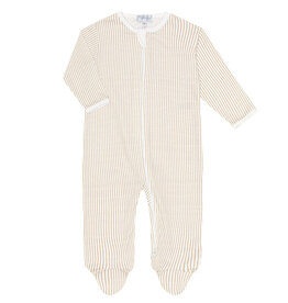 Nellapima Camel Classic Stripes Zipper Footie