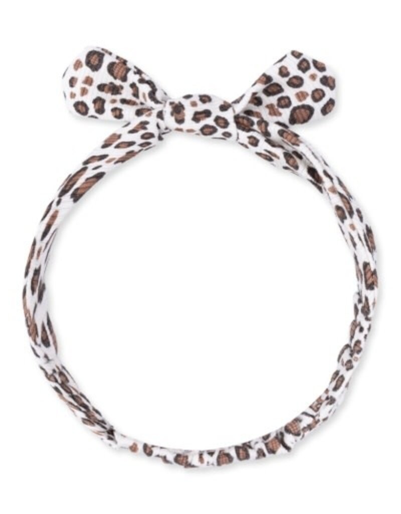 Angel Dear Leopard Rib Knot Headband