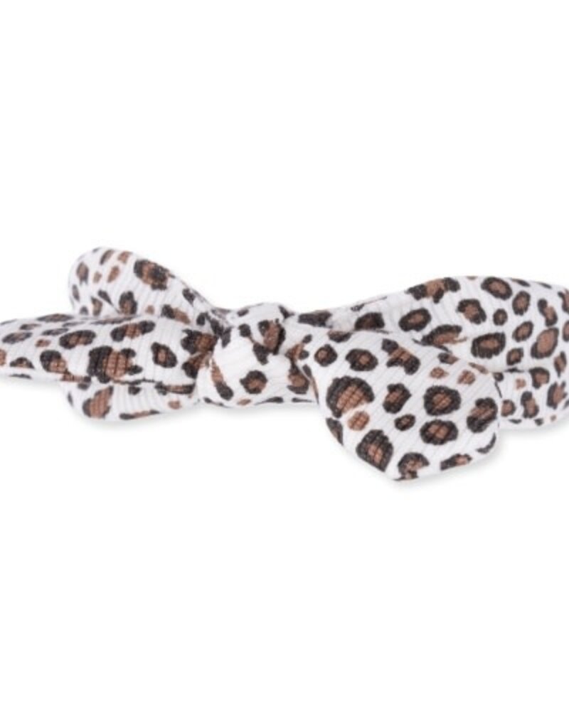 Angel Dear Leopard Rib Knot Headband