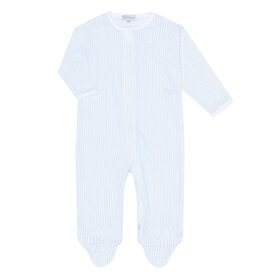 Nellapima Blue Classic Stripes Zipper Footie