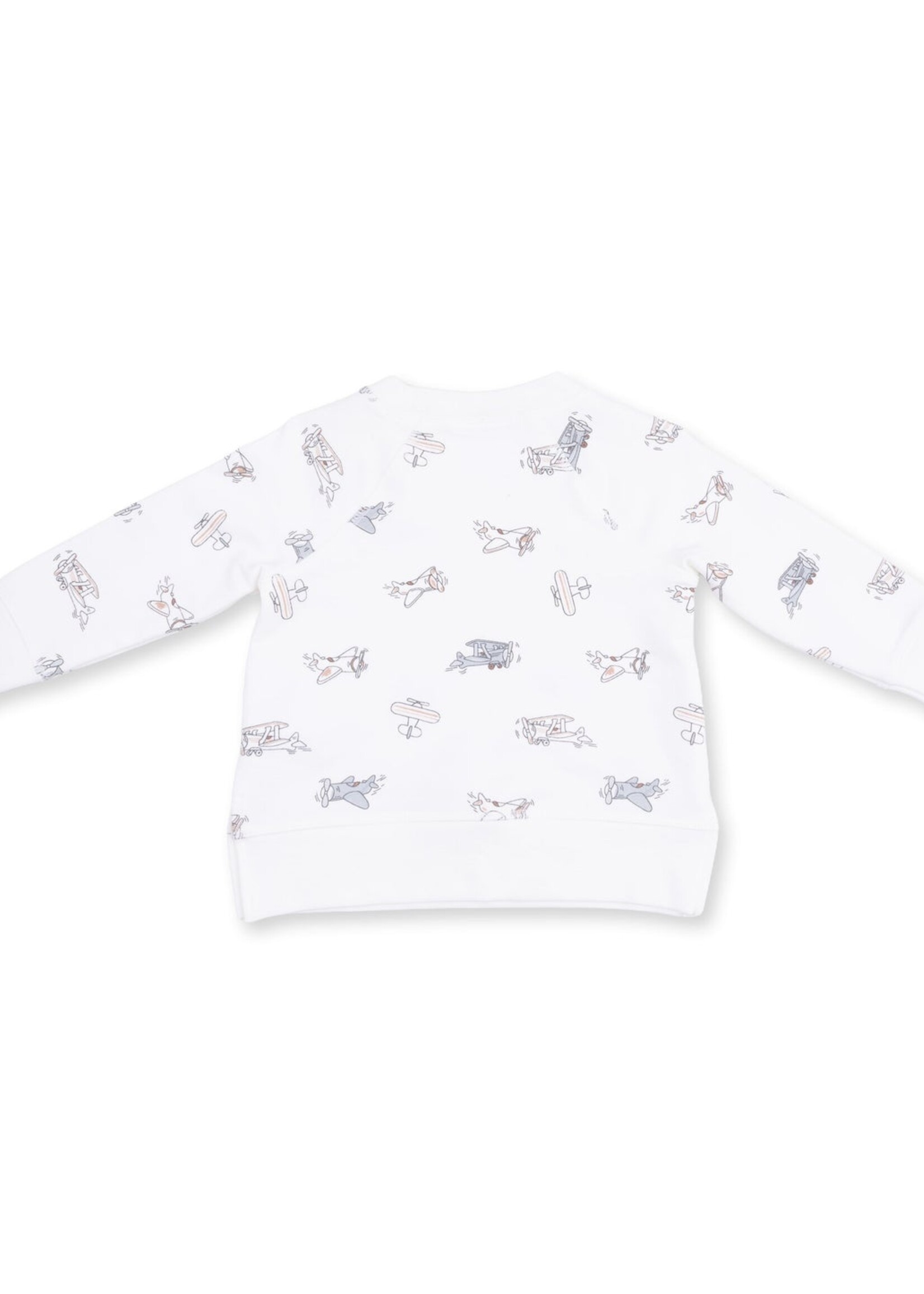 Angel Dear Vintage Airplane Pilots Raglan Sweatshirt