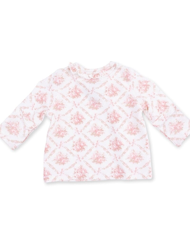 Angel Dear Rose Bow Lattice Take Me Home Set w/Convertible Pant